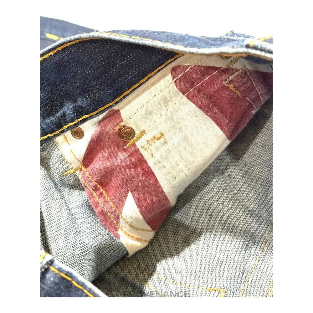 🔴 True Religion Blue Denim Jeans - Red - 29